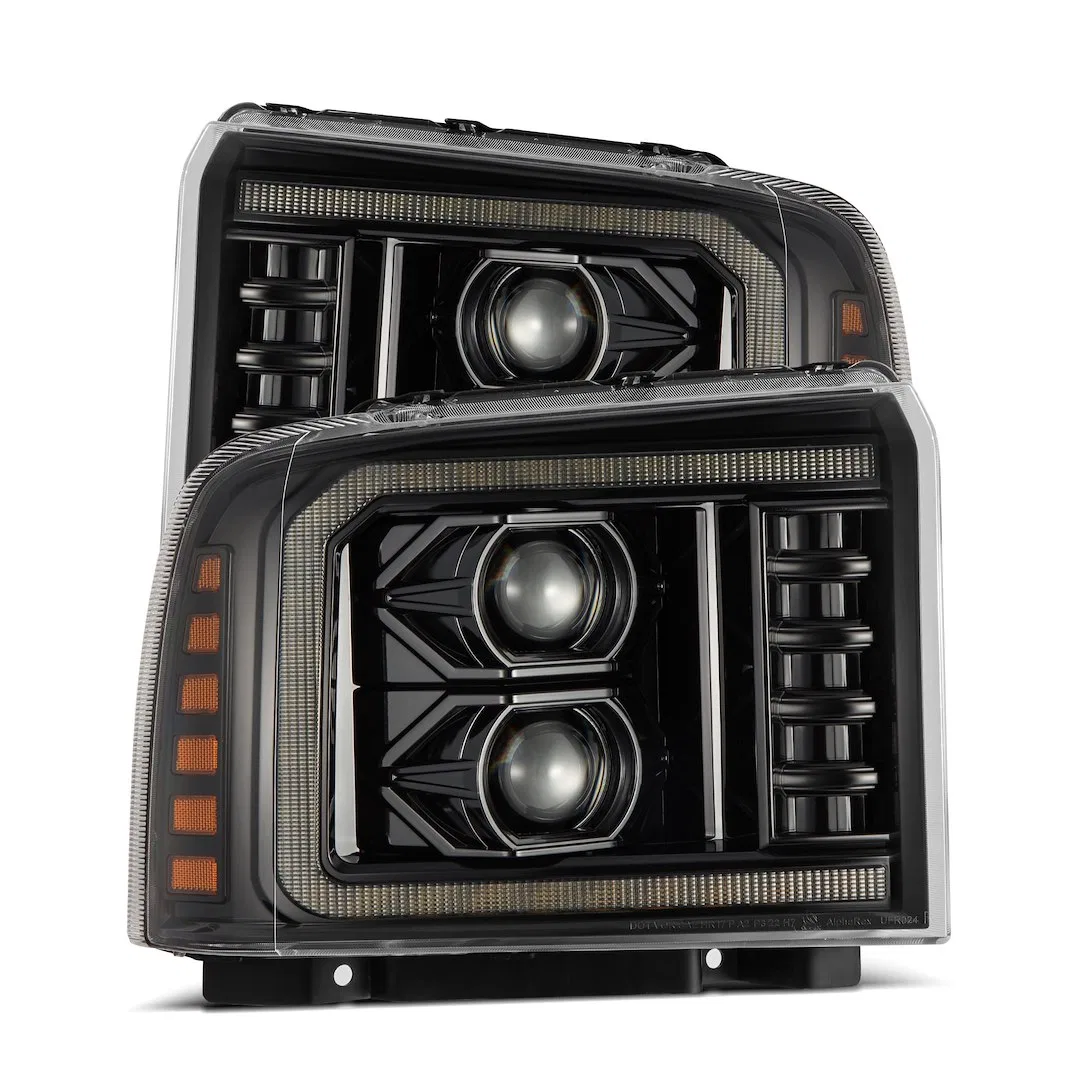 880316 – ALPHAREX USA Headlight Assembly, Projector Beam With White/ Amber Daytime Running Light And Sequential Turn ...